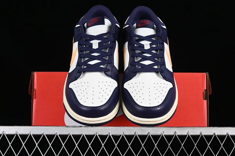 All categories Nk SB Dunk series Nk SB Dunk Low low-top sneakers Nk Dunk Low Retro "Navy Blue" purple gold white SB low-top casual sneakers FV8106-181